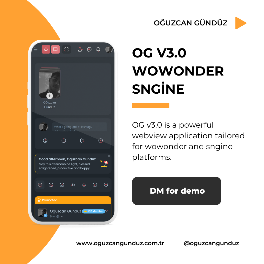 OGPRO wowonder - sngine apps